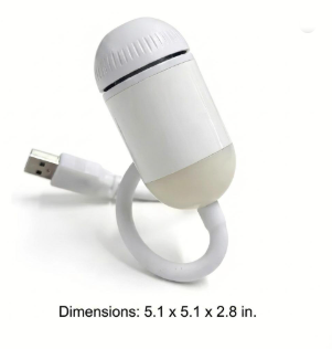 Mini Galaxy Star Projector Night Light - USB Nebula Ceiling LED Lamp, Starry Sky Ambient Light for Bedroom & Party
