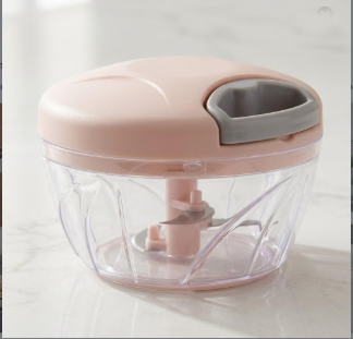 Manual Meat Mincer & Vegetable Chopper – Rotate Garlic Press Crusher, Multi-Purpose Kitchen Tool for Meat, Garlic, Onion & Veggies